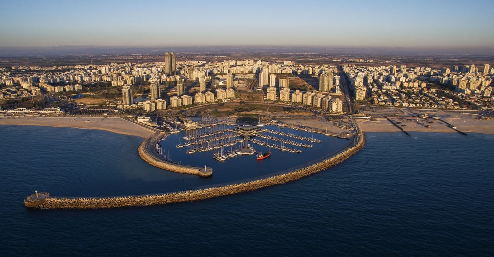 CÔTE ISRAËLIENNE  - LA VILLE D'ASHDOD