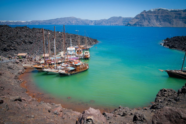 VISITA A LA CALDERA DE SANTORINI