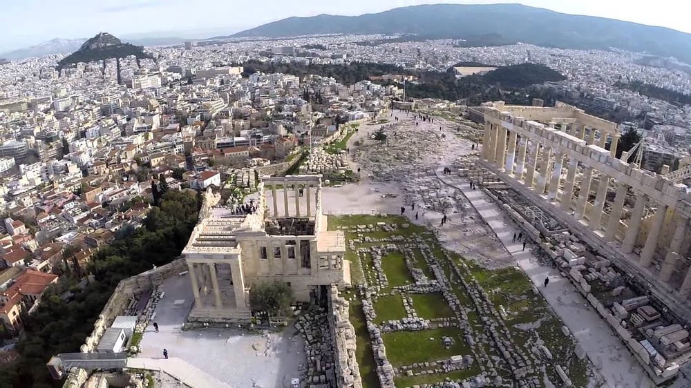 VISITANDO LA ACRÓPOLIS DE ATENAS