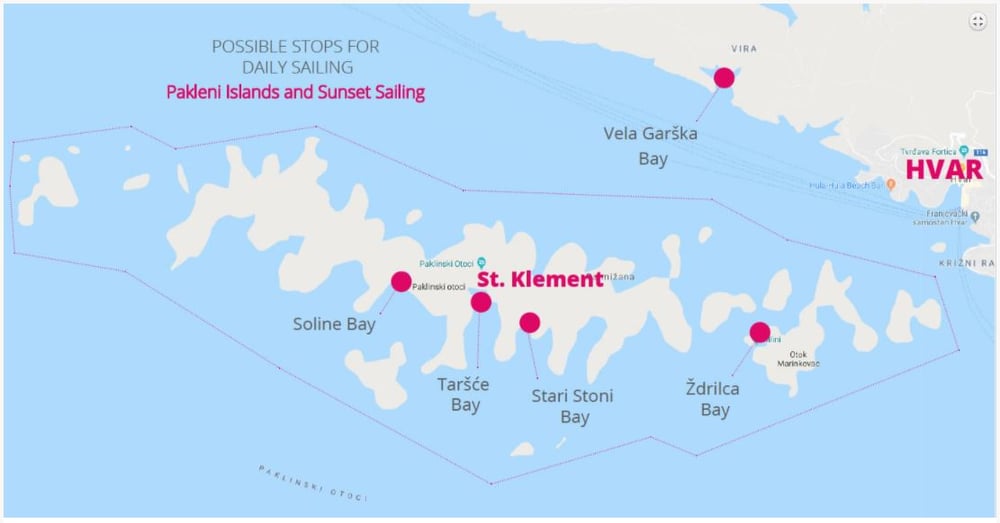 SAILING TO PAKLENI ISLANDS IN THE SUNSET
