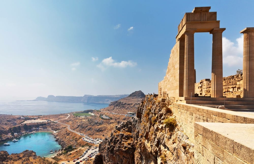 THE ACROPOLIS OF LINDOS & THE COLOSSUS OF RHODES