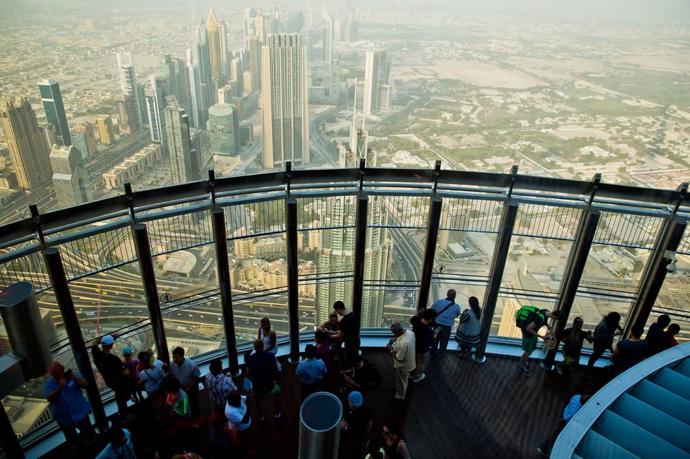VISTAS DESDE EL BURJ KHALIFA