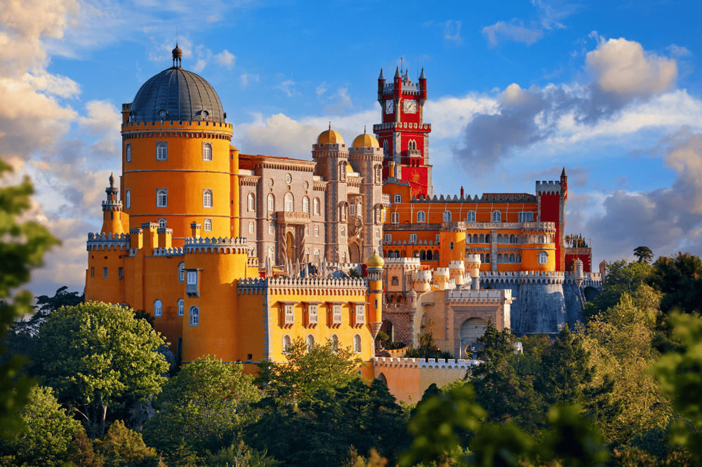 PALACIO DA PENA Y QUINTA DA REGALEIRA DESDE LISBOA
