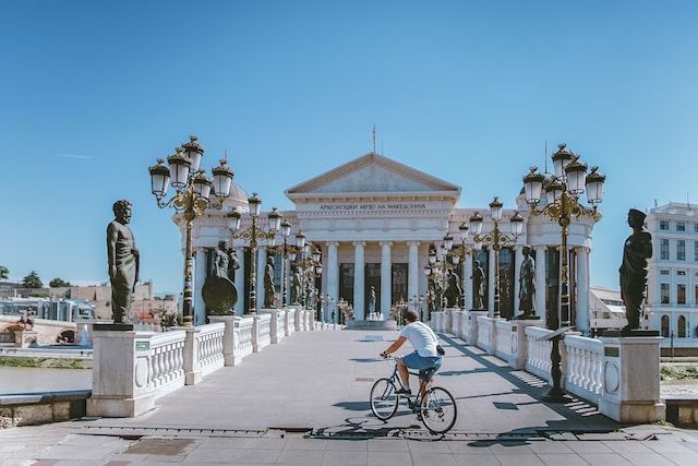 Photo of a museum in Skopje