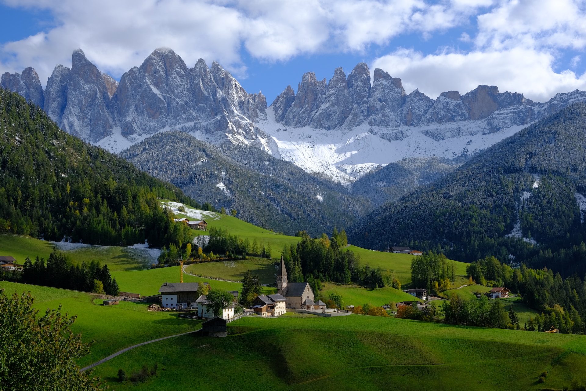 THE DOLOMITES AND CORTINA FROM VENICE