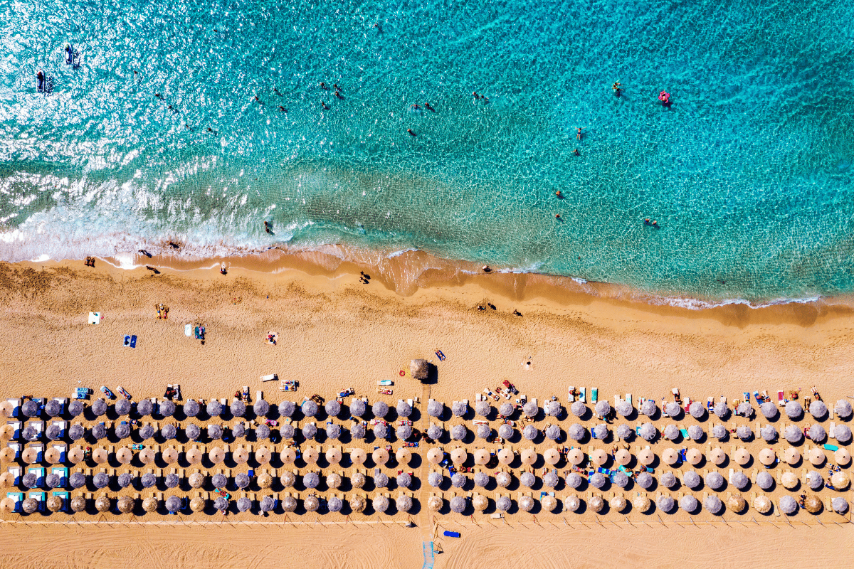 SUNSET IN FALASSARNA BEACH FROM CHANIA