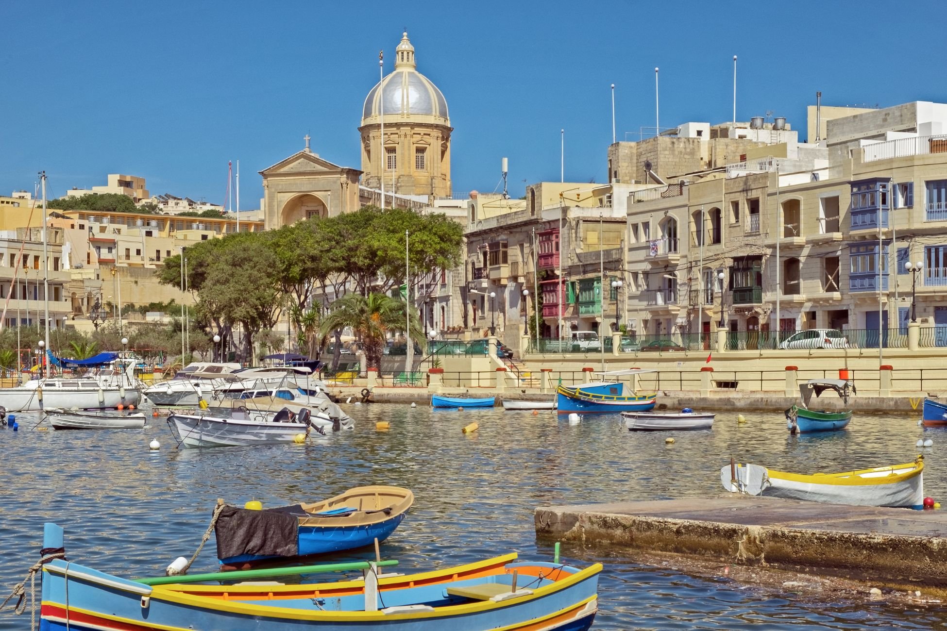 THE THREE CITIES FROM VALLETA