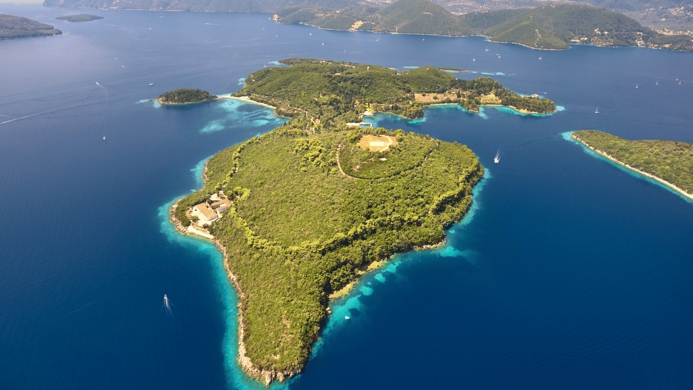 MEGANISI Y SKORPIOS DESDE LEFKADA